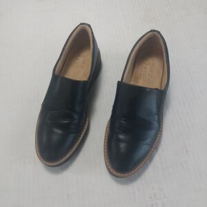 NATURALIZER Women's Black Wedge Loafers Size 8.5M